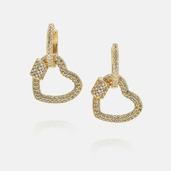 Женске минђуше са новим дизајном у облику срца