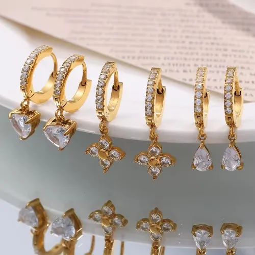 Позлаћене минђуше од 18к